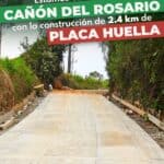 Yarumal ejecuta 2,4 kilómetros de placahuella en el Cañón del Rosario