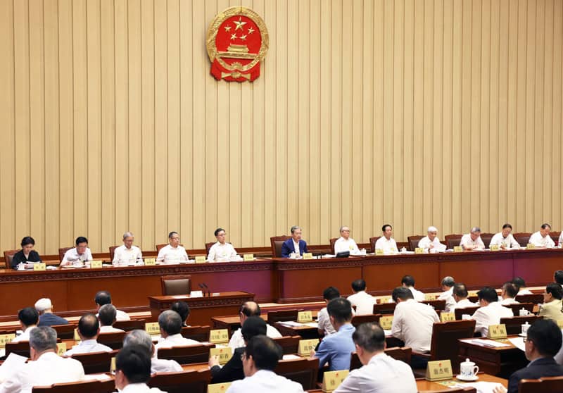 Sesión legislativa en Beijing sobre la ley de salud de China