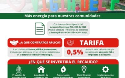 Vigía del Fuerte crea estampilla para electrificación rural