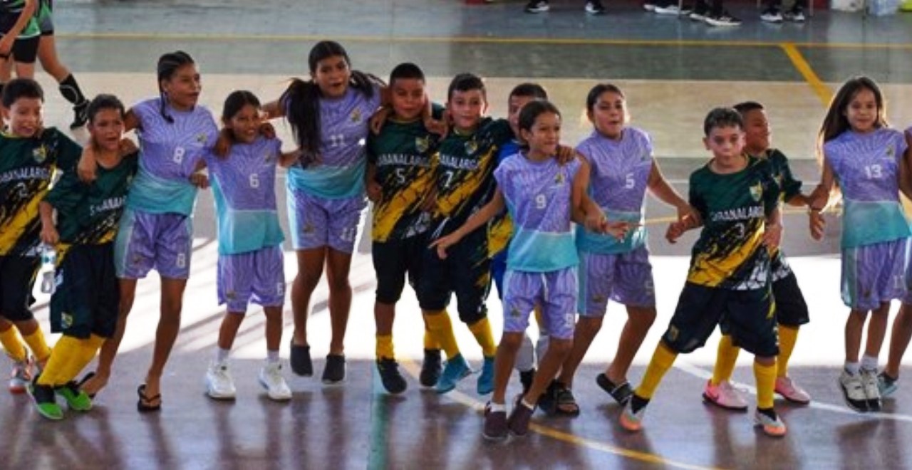 Juegos Escolares en Liborina durante una jornada del subregional de Occidente