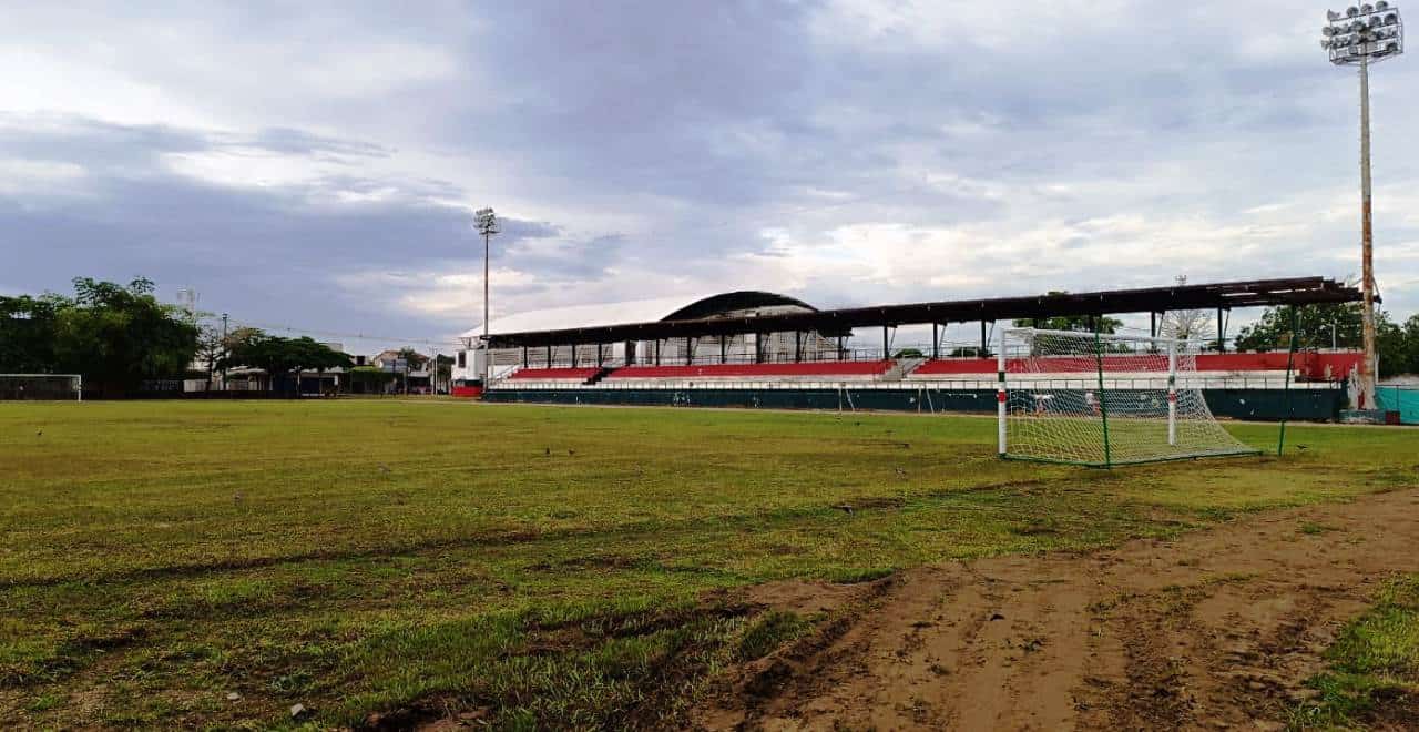 Cancha de fútbol en San Pedro de Urabá, sede de los Juegos Escolares de Urabá