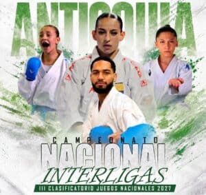 Medellín recibirá el Nacional Interligas de karate do, clave para los Juegos Nacionales 2027
