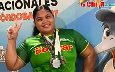 Laura Camila Sierra, nacida en Necoclí, ganó oro en clasificatorio a Juegos Nacionales 2027
