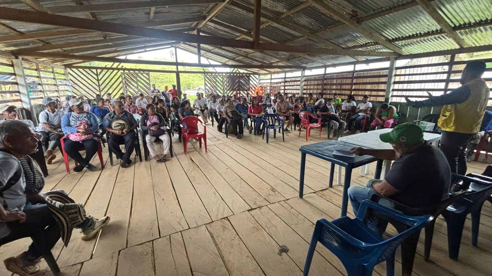 Imagen de referencia de la misión humanitaria en Puerto López, El Bagre
