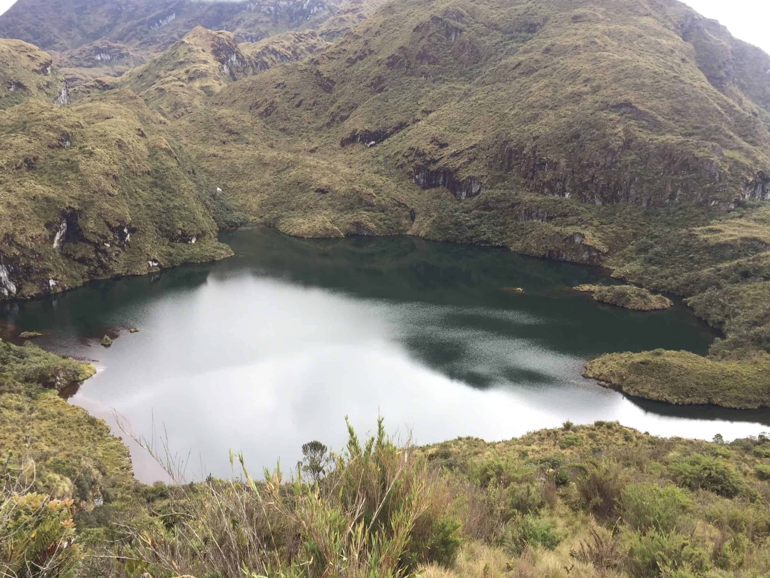 Vista general de zonas cercanas al Parque Las Hermosas donde se atienden incendios forestales externos