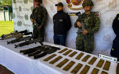 Operativo contra el Clan del Golfo deja un muerto y cuatro fusiles incautados en Briceño