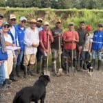 Quebrada El Guineo recibe 500 árboles en reforestación