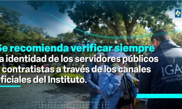 IGAC alerta sobre cobros irregulares por trámites catastrales en varios departamentos