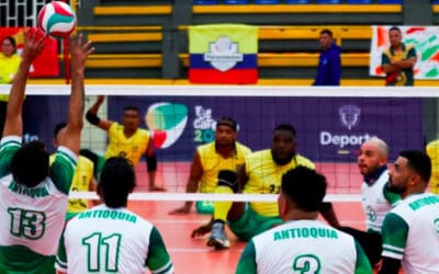 Antioquia ganó bronce en el Nacional de voleibol sentado
