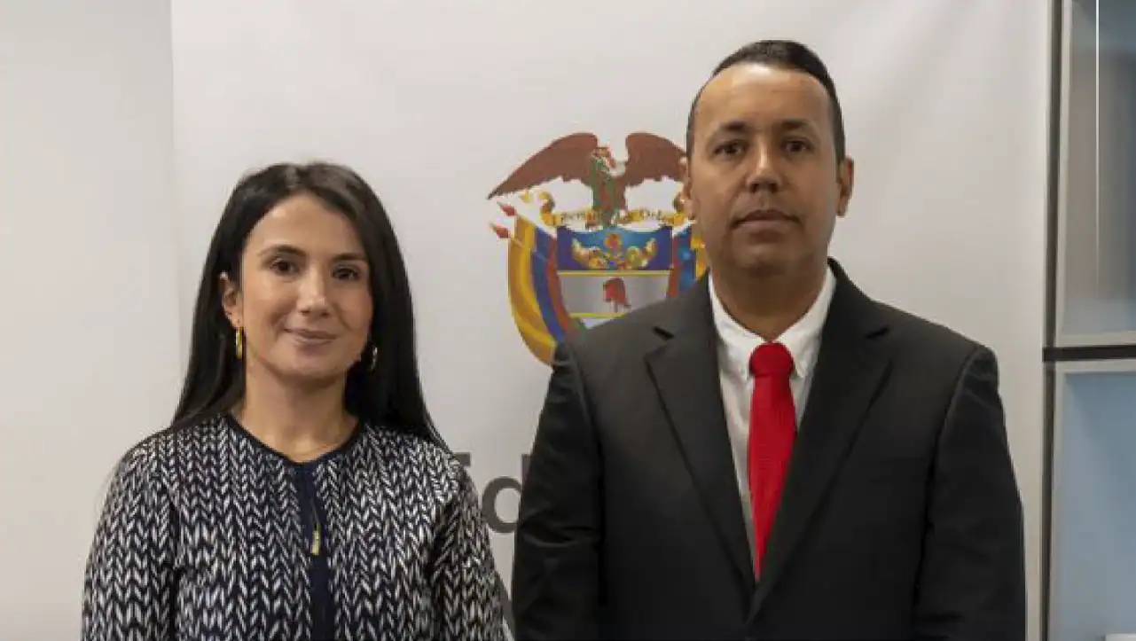 Carlos Villero durante su posesión como director territorial de la Unidad para las Víctimas