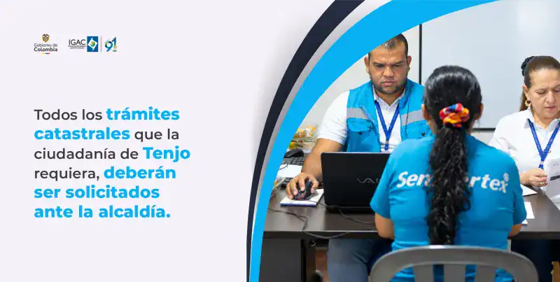 Imagen de referencia sobre el catastro de Tenjo y los trámites prediales ante la alcaldía