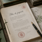 titre de propriété maison document clés plan notaire