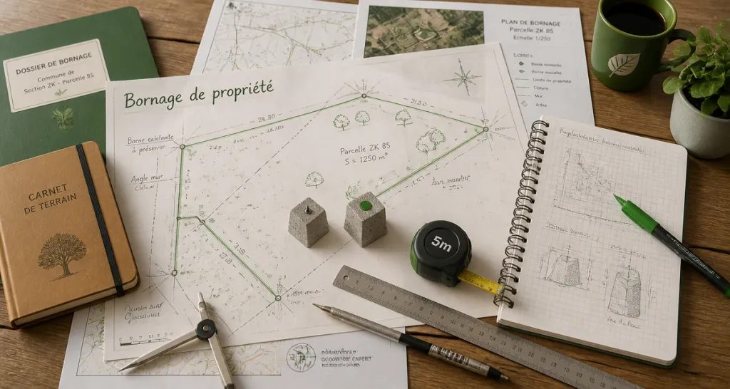 geometre bornage plans bornes bureau