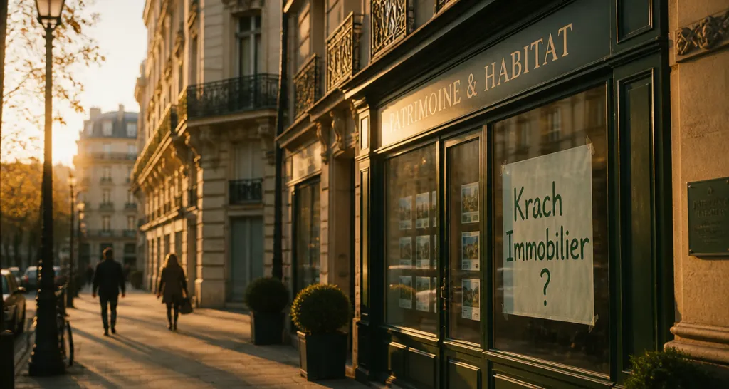 krach immobilier agence immobilière immeubles haussmanniens