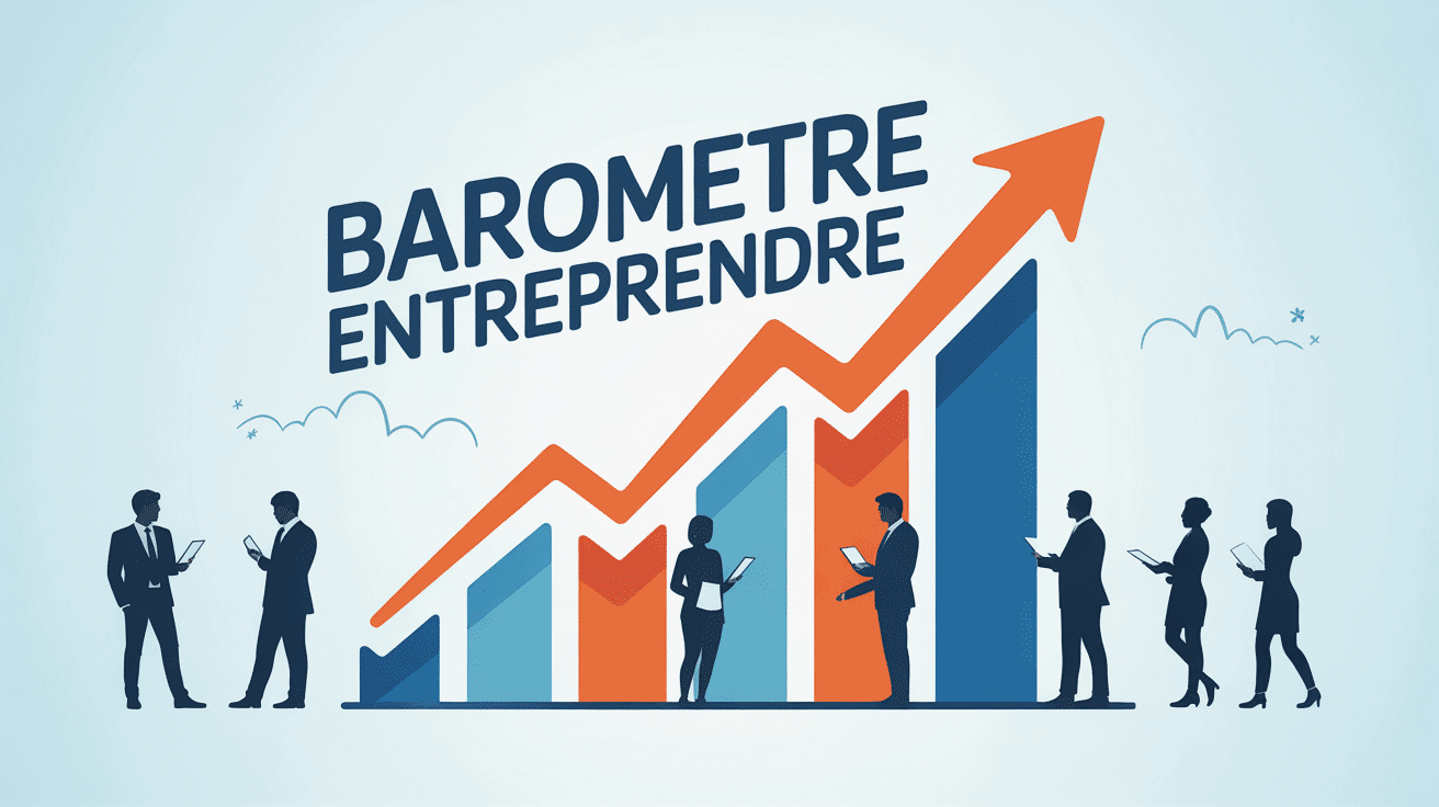 Silhouettes d'entrepreneurs autour d'un graphique