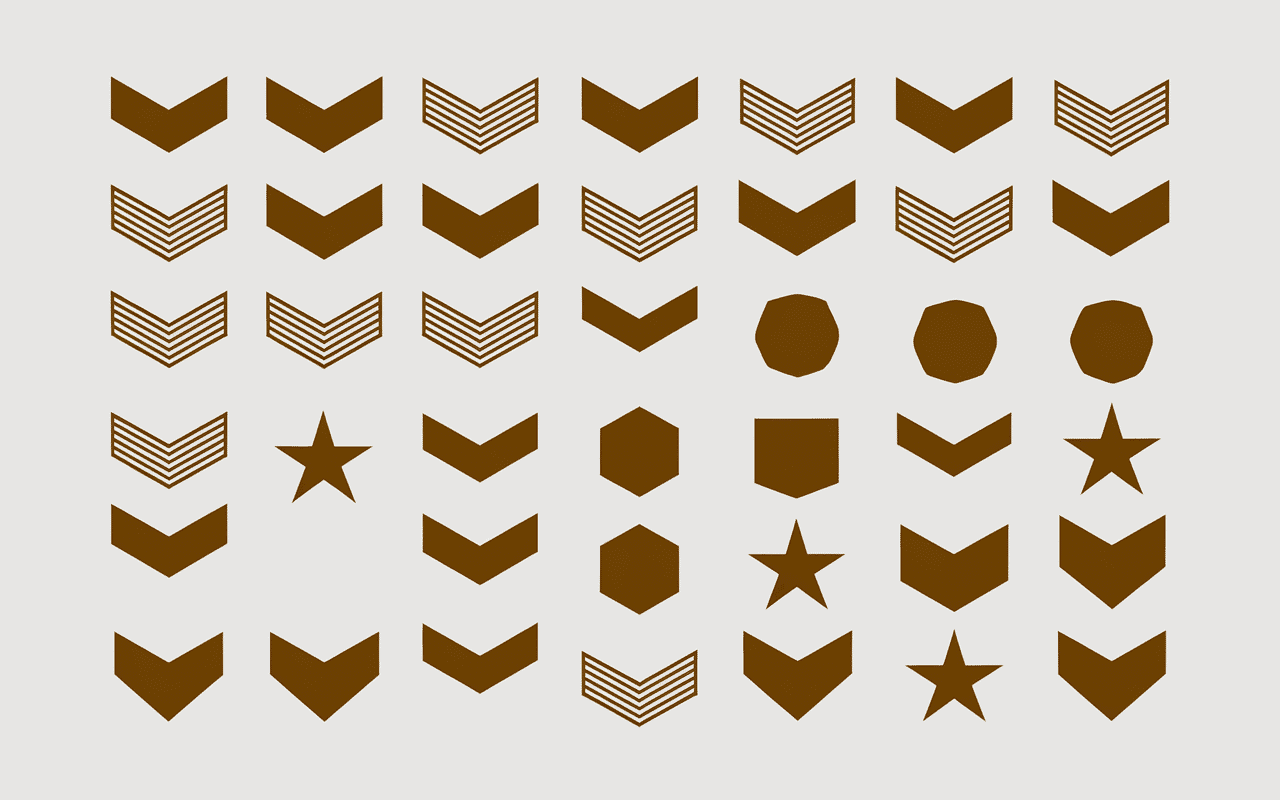 Collection galons insignes pompier