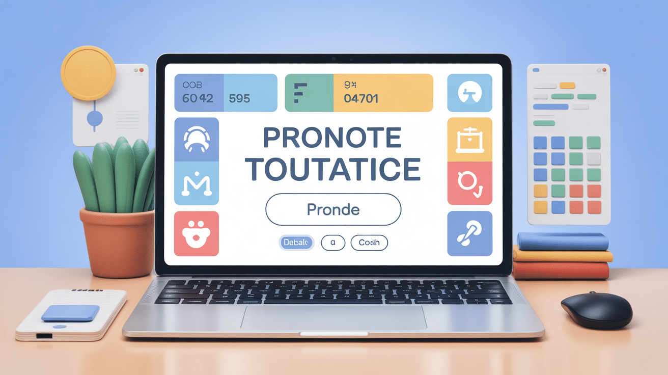 portail educatif pronote toutatice sur ordinateur
