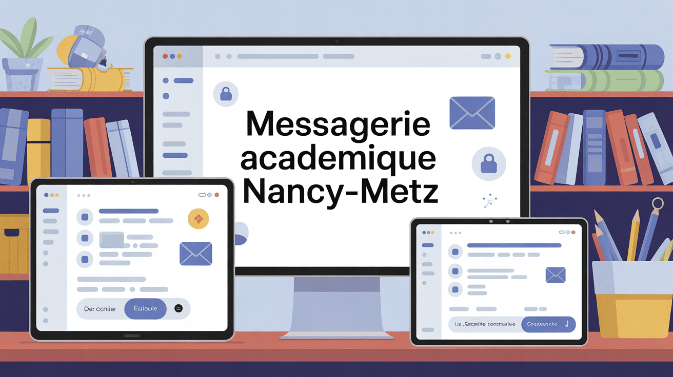 Interface moderne messagerie academique nancy metz