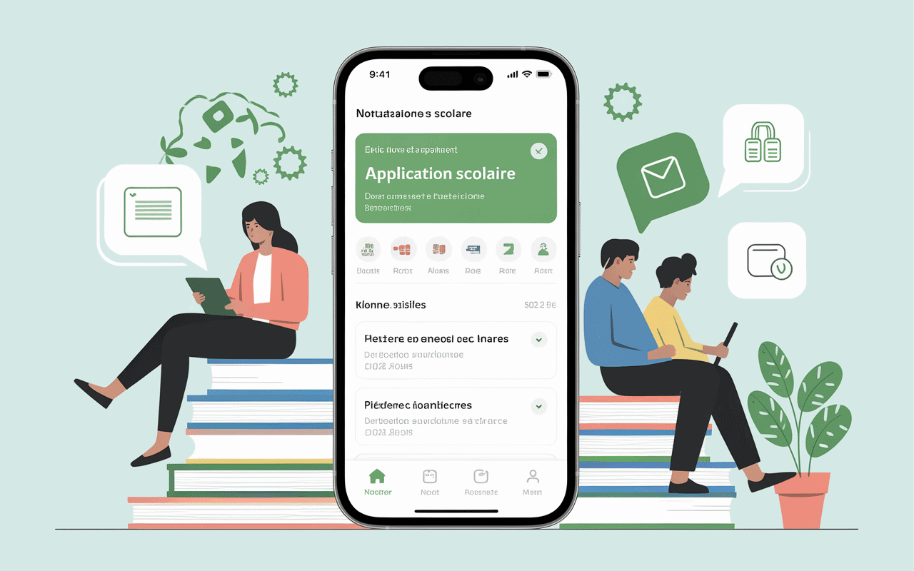 Application mobile Ecole Directe sur smartphone