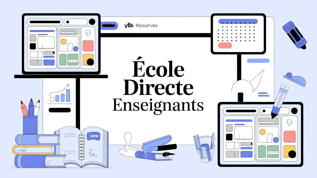 Interface numérique Ecole Directe pour enseignants