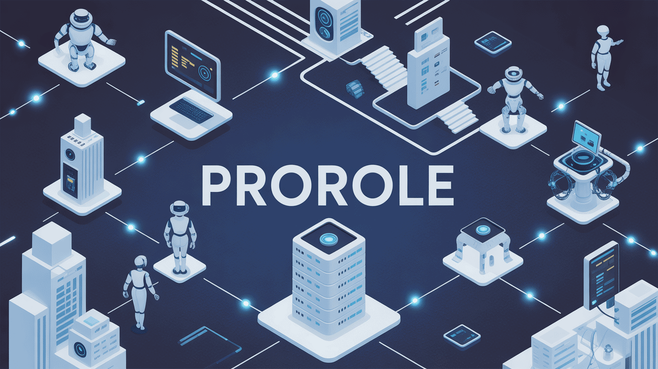 Illustration futuriste Prorole