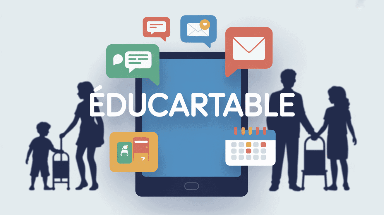 Illustration Educartable tablette numérique