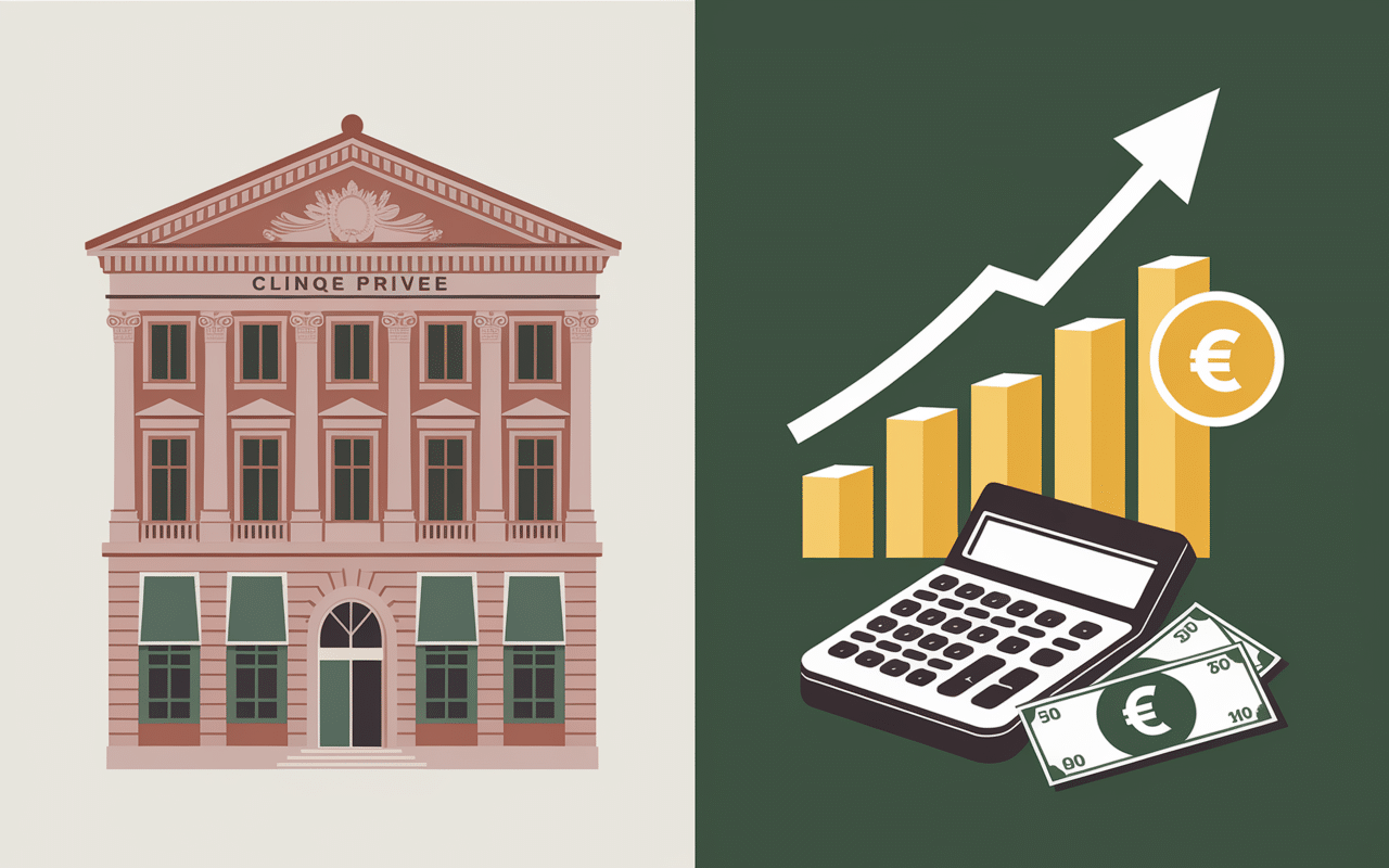 Illustration clinique privée et salaire infirmiers anesthésistes