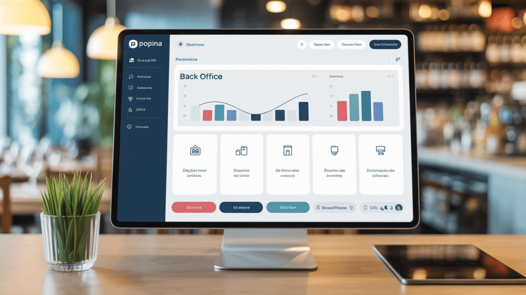 Interface moderne gestion restaurant