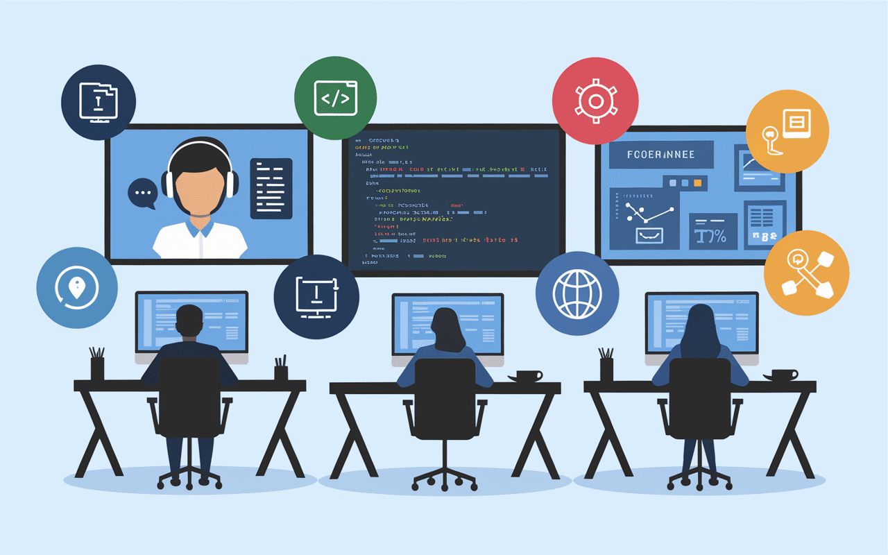 Espaces de travail pour télétravail chez Amazon