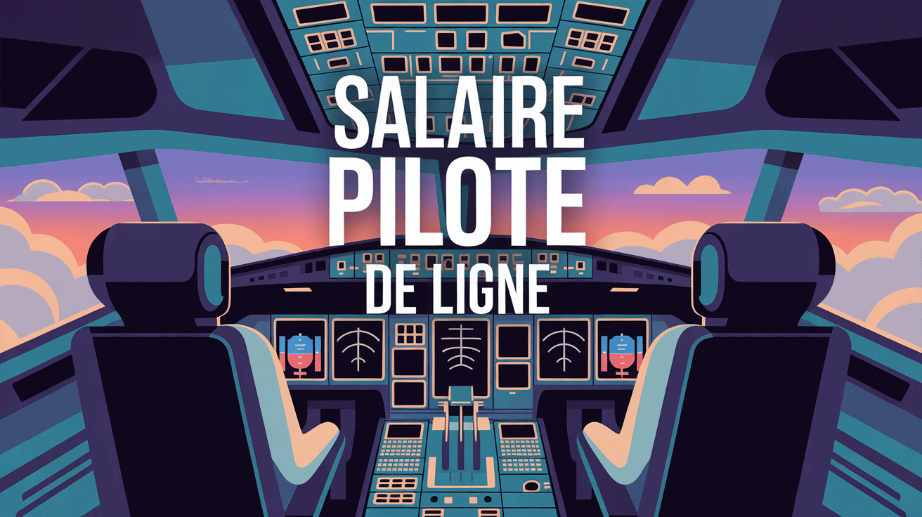 Cockpit moderne avion vue horizon