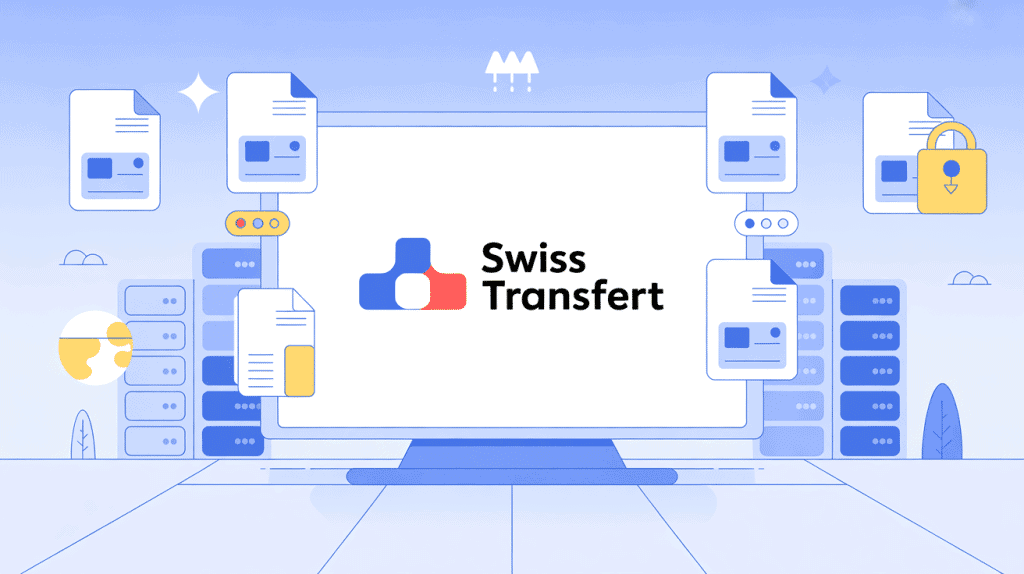 Interface sécurisée de Swiss Transfert