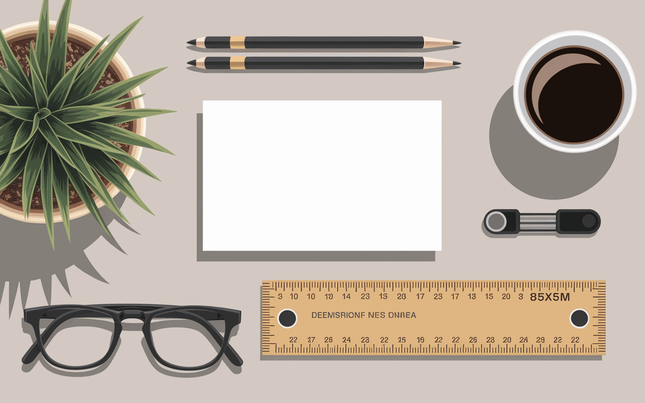 Carte de visite standard avec carte bancaire