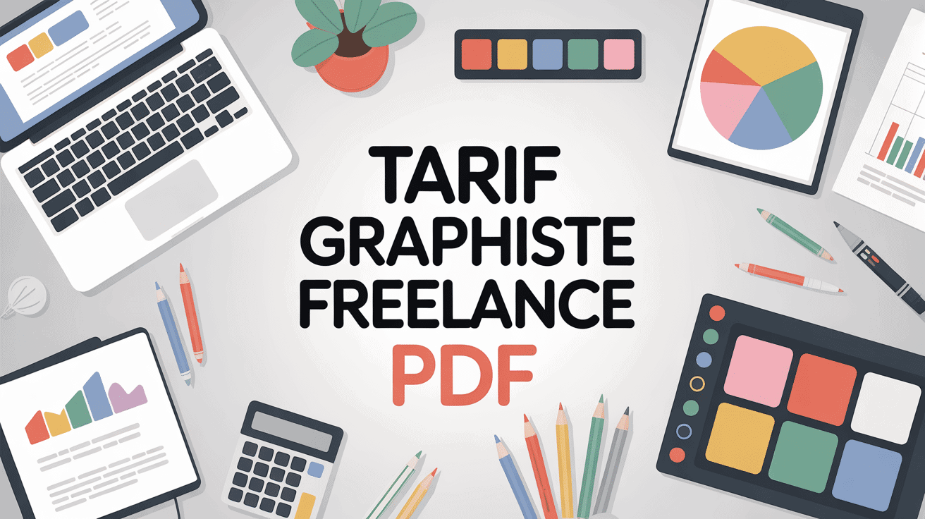 bureau avec document pdf tarifs graphiste freelance