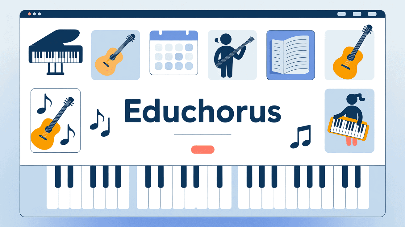educhorus vue d'ensemble plateforme musicale sur ordinateur