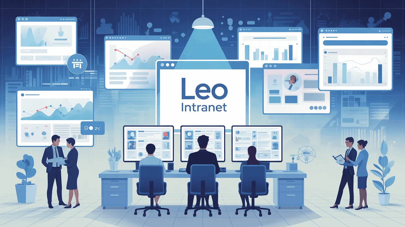 leo intranet bureau professionnels interfaces collaboratives