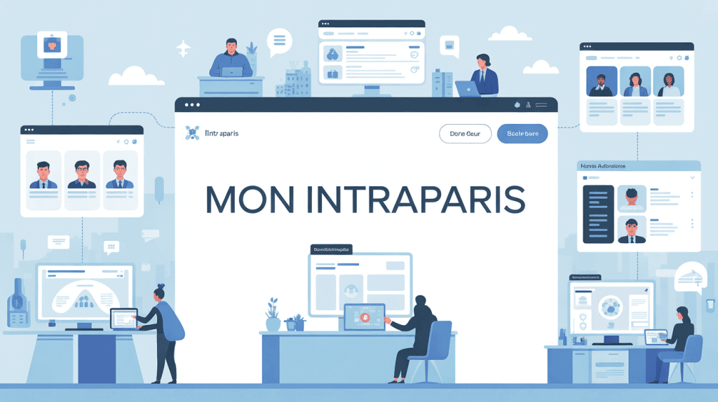 mon intraparis interface numérique agents ville de paris