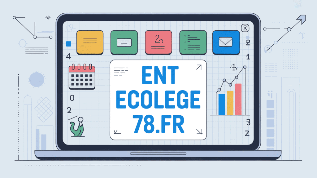 ent.ecollege78.fr se connecter interface tableau de bord éducation