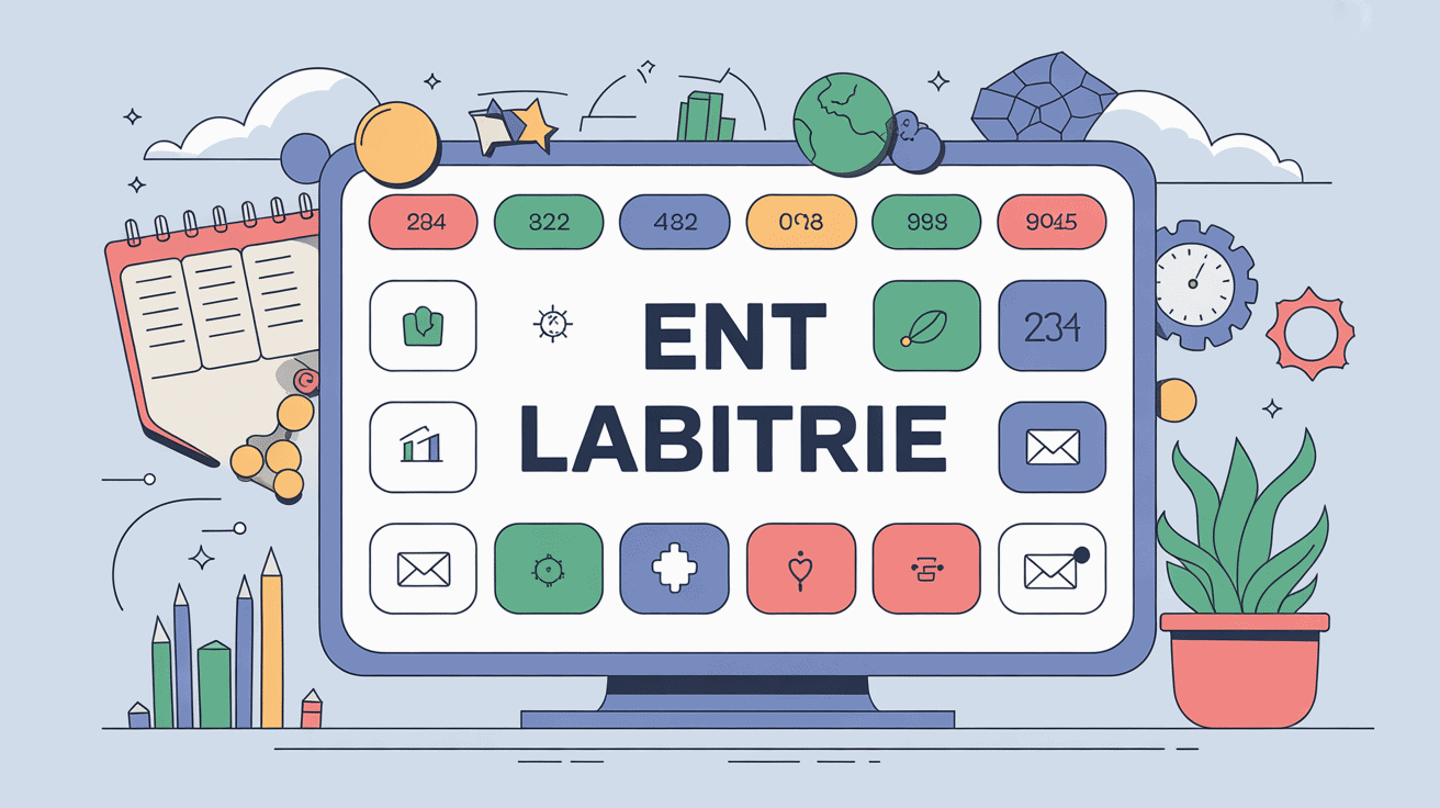 Interface ent labitrie sur ordinateur