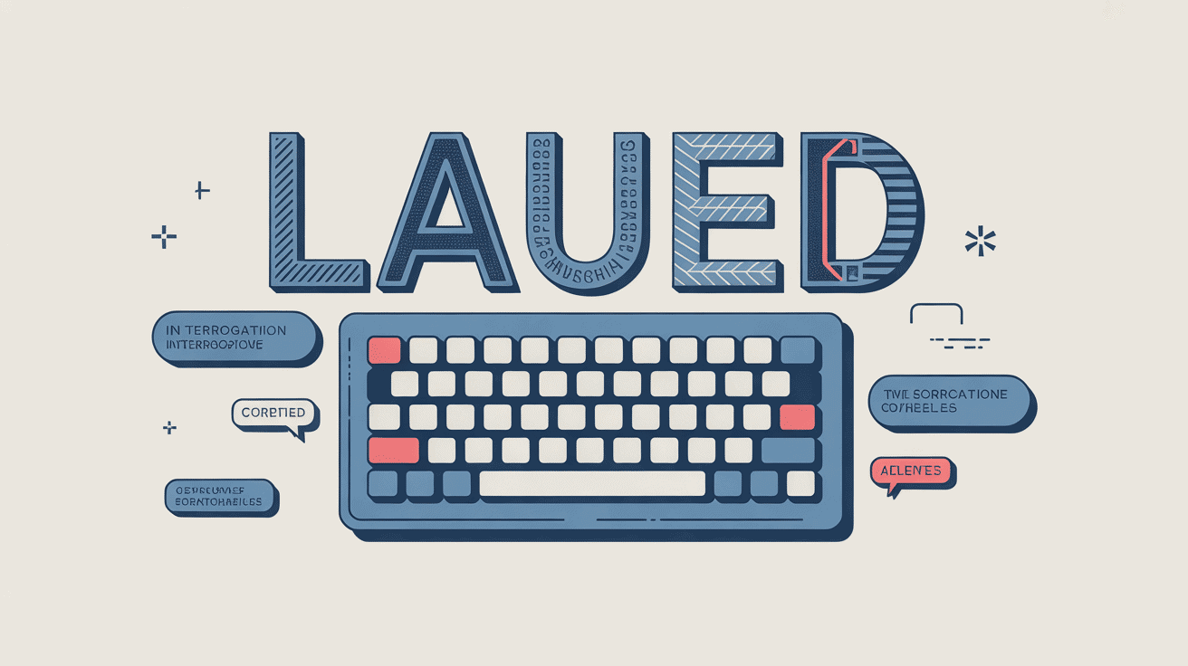 illustration laued clavier touche mise en évidence