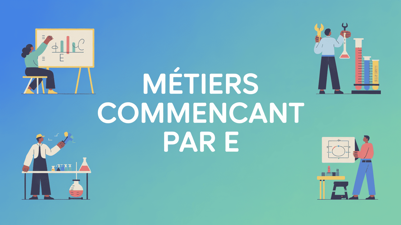 illustration metier en e professionnels action