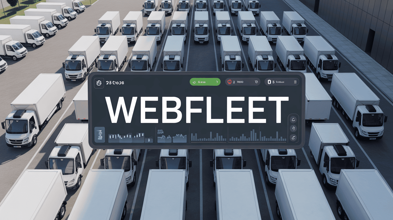 webfleet flotte véhicules tableau bord numérique