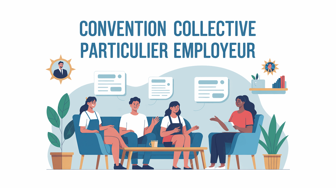 illustration convention collective particulier employeur domicile salariés