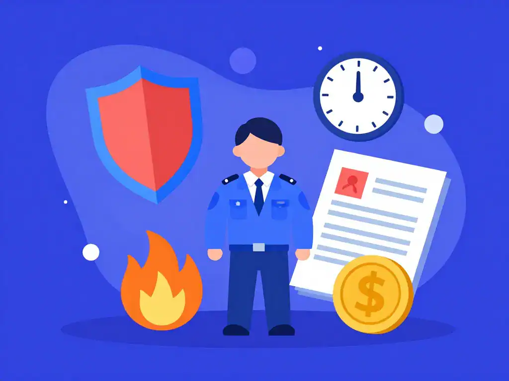 Symboles facteurs variation salaire convoyeur de fond sécurité