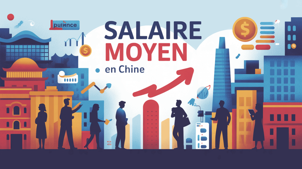 illustration salaire moyen en chine et marché du travail