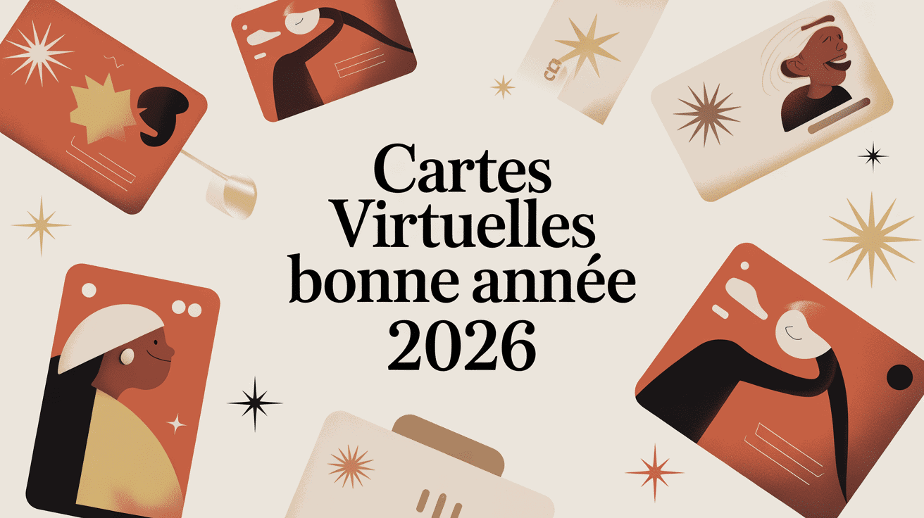 cartes virtuelles bonne année 2025 vecteur élégant ambiance chaleureuse