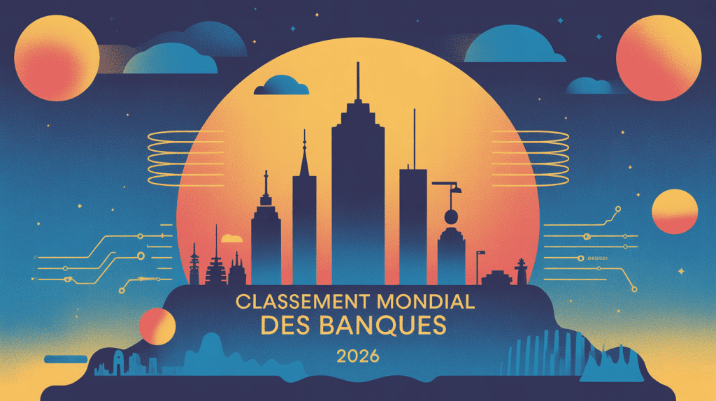Représentation stylisée du classement mondiale des banques 2026