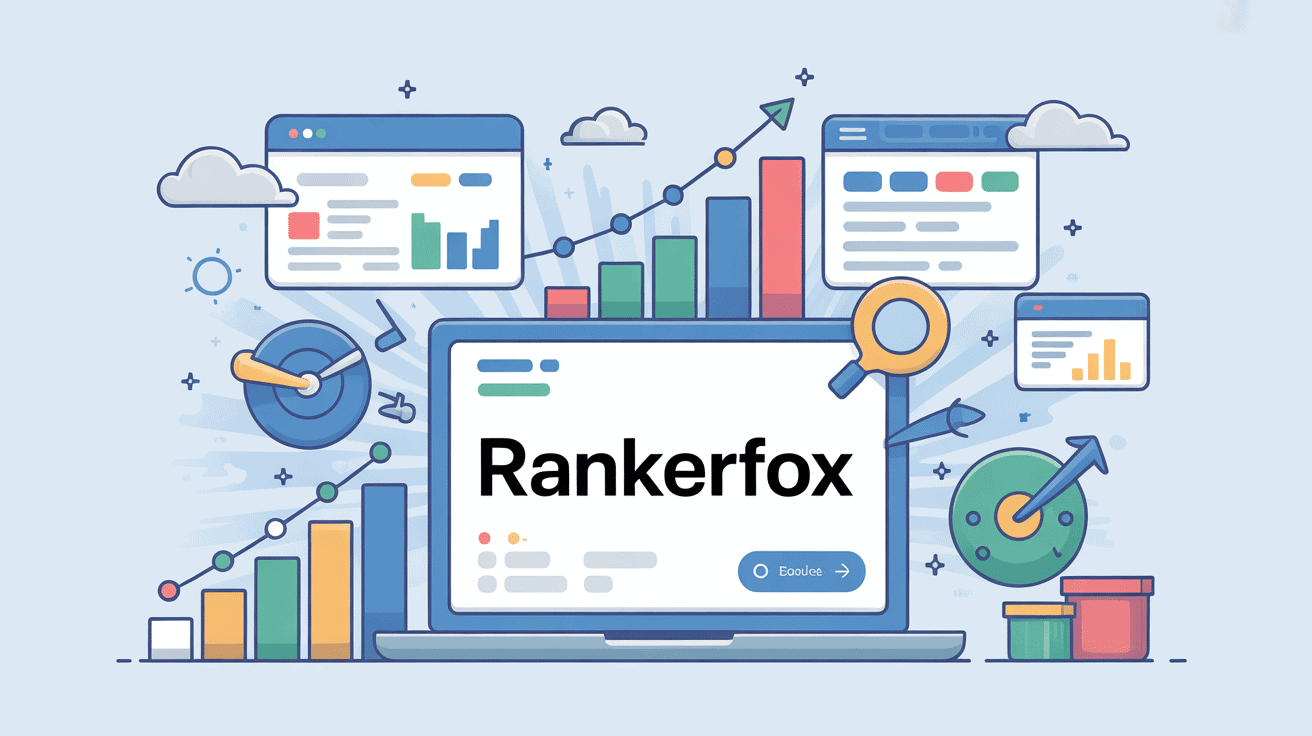 Illustration RankerFox logiciel SEO moderne