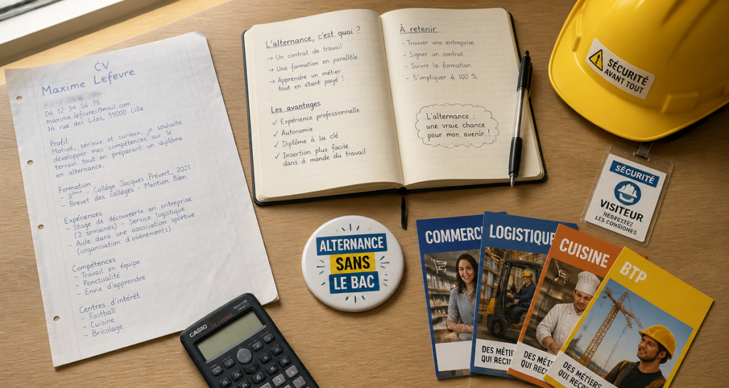 Alternance sans bac : 2 contrats clés et 5 secteurs porteurs pour lancer votre carrière