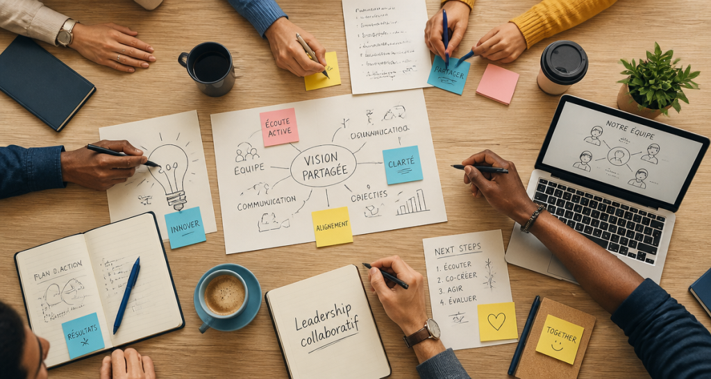 Leadership collaboratif : 6 piliers pour influencer sans imposer