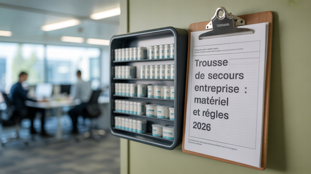 Trousse de secours entreprise : matériel et règles 2026